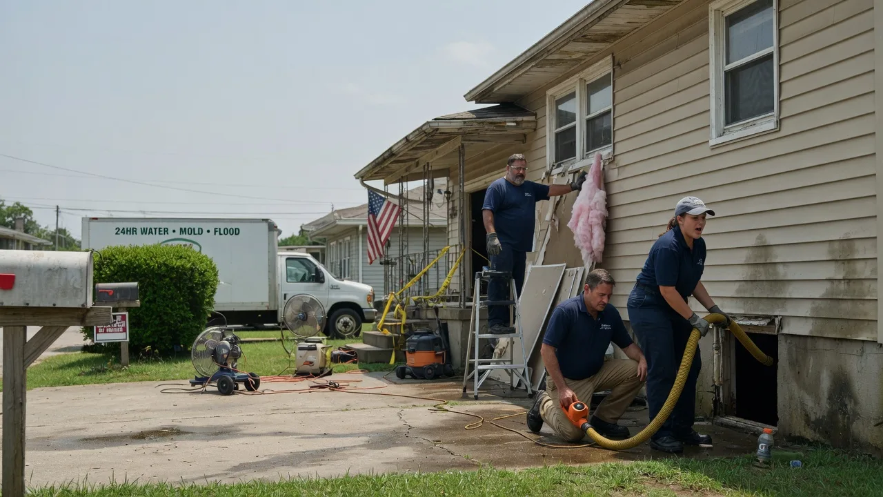 Water Damage Repair in Redbird, OK near me
